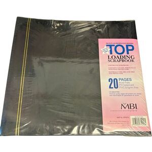 MBI 20 Page 12x12 Top Loading Scrapbook *New-Read*